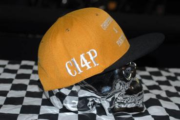CnP Choppers n Partys Baseball Cap - Orange Biker Motorrad
