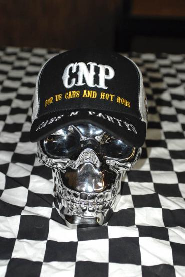 CnP Choppers n Partys Trucker Cap - Weiss Biker Motorrad