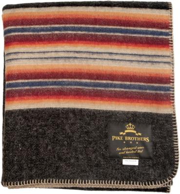 Pike Brothers 1969 Decke faded black / beige - Mexican Chicano Harley Davidson