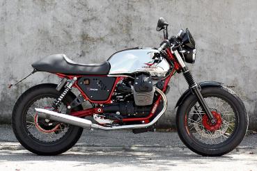 PENZL AUSPUFFANLAGE FÜR - Moto Guzzi® - Naked Bike - V7 Racer -  Baujahr 2014 bis 2015 - nur mit manuelle Steuerung