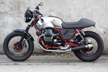 PENZL AUSPUFFANLAGE FÜR - Moto Guzzi® - Naked Bike - V7 Racer -  Baujahr 2014 bis 2015 - nur mit manuelle Steuerung
