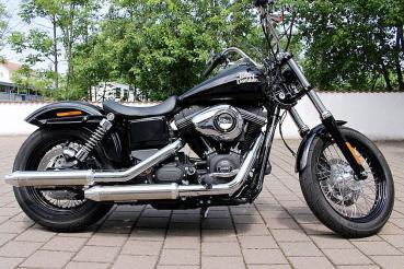 PENZL AUSPUFFANLAGE FÜR - Harley-Davidson - Dyna Wide Glide (FXDWG) - Motor Evolution/TC88/TC96/TC103 - Baujahr 1984 bis 2017 - mit manuelle oder elektronische Steuerung