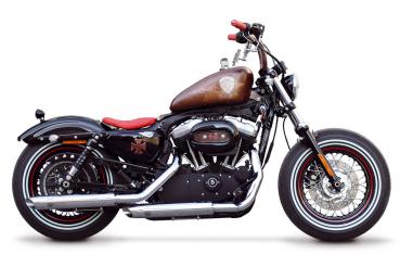 PENZL AUSPUFFANLAGE FÜR - Harley-Davidson - 1200 Seventy-Two (XL1200V) - Motor 1200 - Baujahr 2012 bis 2016 - mit manuelle oder elektronische Steuerung