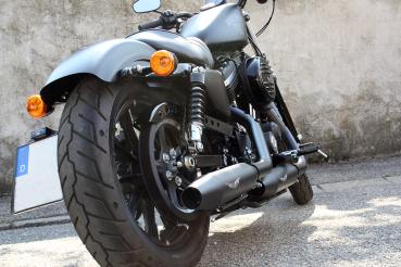 PENZL AUSPUFFANLAGE FÜR - Harley-Davidson - 1200 Roadster (XL1200R)  - Motor 1200 - Baujahr 2004 bis 2013 - mit manuelle oder elektronische Steuerung
