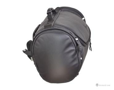 Rollbag Lenkrad oder Sitz Reisetasche MEDIUM (35L) Motorrad in Cordura, Reflektive Skull oder Leder Motorradtasche