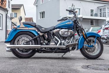 PENZL AUSPUFFANLAGE FÜR - Harley-Davidson - Softail Springer li./re. (FLSTS) - Motor Evolution/TC88/TC96 - Baujahr 1984 bis 2007