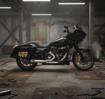 Malparidos  2-1 exhaust system in Stainless Steel - für Harley Davidson M8 Touring 2017 - 2024 EURO4 Euro5 Auspuffanlage ECE-Typgenehmigung