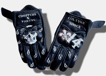 CnP Leder Motorradhandschuhe aus echtem Leder