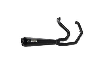 Malparidos  2-1 exhaust system in Matte Black - für Harley Davidson M8 Touring 2017 - 2024 EURO4 Euro5 Auspuffanlage ECE-Typgenehmigung