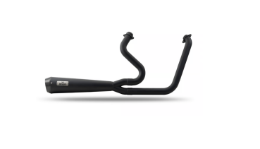 Malparidos  2-1 exhaust system in Stainless Steel Matte black Cerakote - für Harley Davidson 99-05 5-sp Dyna 88" (1450cc) models (NU) Euro 2/3 Auspuffanlage ECE-Typgenehmigung