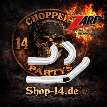 Zard, header heat shield set. Polished - für Harley-Davidson® 21-23 FLT/Touring with 982536 or 982537 exhaust system