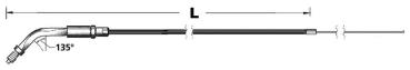 ÖFFNER- UND SCHLIESSERZÜGE FÜR SU, BENDIX, S&S SUPER B UND SUPER D VERGASER UND GASGRIFF MIT GEWINDEANSCHLUSS 1986-1995
