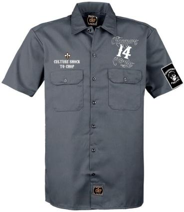 Choppers n Partys Grey for 14  Hemd