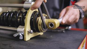 Federbeinpresse für Montage Tieferleger