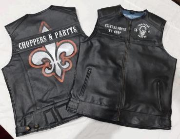 CnP Lederweste Leathervest Biker