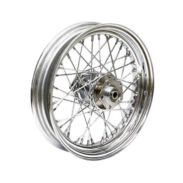 3.00 x 16 Rad mit beidseitigem Flansch 40 Speichen verchromt – vorne: 73-84 FL. hinten: 73-84 FL; 73-81 FX (NU)
