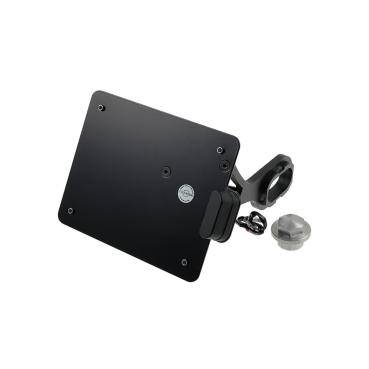 Cult-Werk, side mount license plate bracket, black. Austria