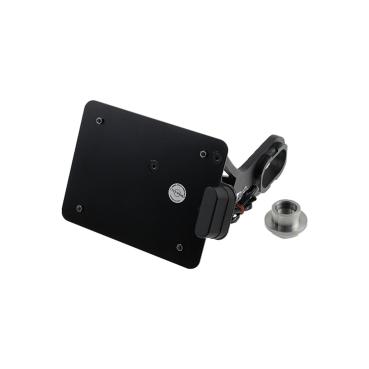 Cult-Werk, side mount license plate bracket. Switzerland