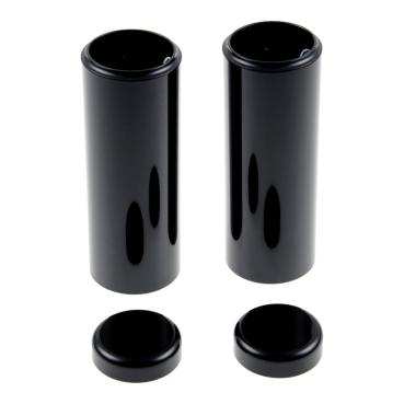 Cult-Werk 4-teilig Gabelrohr-Abdeckungsset, glänzend schwarz – 16-22 XL1200X Forty Eight; 18-20 (NU) XL1200XS Forty Eight Special