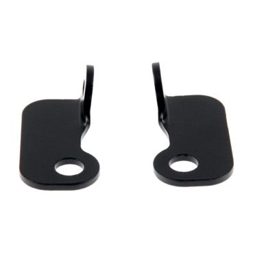 Cult-Werk Blinker Halterung set. vorne. schwarz – 16-22 XL Sportster (NU)