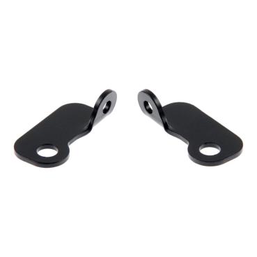 Cult-Werk Blinker Halterung set. vorne. schwarz – 16-22 XL Sportster (NU)