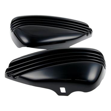 Cult-Werk ''Bobber'' Seitenabdeckung set. glänzend schwarz – 14-22 XL Sportster (NU)