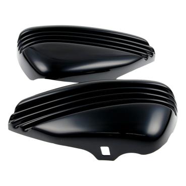 Cult-Werk ''Bobber'' Seitenabdeckung set. glänzend schwarz – 04-13 XL Sportster (NU)