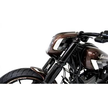 Cult-Werk LED headlamp Set. CVO style. glänzend schwarz – 13-17 Softail FXSB Breakout (NU)