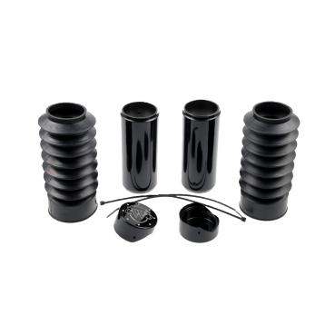 Cult-Werk 6-teilig Gabelrohr-Abdeckungsset. glänzend schwarz. Logo – 18-26 Softail Breakout: 18-19(NU)FXBR Breakout 107; 20-22(NU)FXBRS Breakout 114; 23-26 FXBR Breakout 117