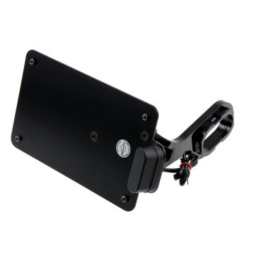 Cult-Werk seitlicher Kennzeichenhalter. France – 18-26 Softail (excl