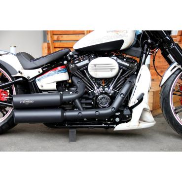 Cult-Werk Luftfilter Abdeckung Racing. mattschwarz – 18-24 Softail; 18-25 FLT/Touring
