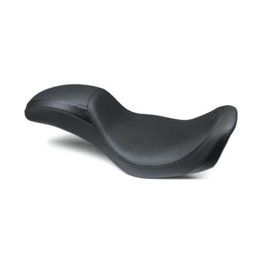 Mustang, Hightail Fastback 2-up seat, Hightail Fastback 2-Sitzer Sitz für Harley Davidson 06–17 Dyna (außer 14–17 FXDF Fat Bob-Modelle)
