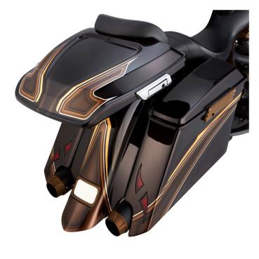 Arlen Ness, Tour Pack für Harley Davidson Tourer 14–24 FLT/Touring mit dem entsprechenden OEM- oder Aftermarket-Riegel, Docking- und Montagesatz Street Glide, Road Glide, Road King