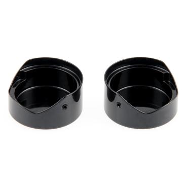 Cult-Werk 2-teilig fork tube cap bolt Abdeckungsset. schwarz – 18-26 Softail Breakout: 18-19 (NU) FXBR Breakout 107; 18-22 (NU) FXBRS Breakout 114; 23-24 (NU) FXBR Breakout 117; 25-26 FXBR Breakout 117
