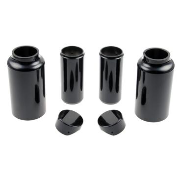 Cult-Werk 6-teilig Gabelrohr-Abdeckungsset. glänzend schwarz – 18-26 Softail Breakout: 18-19(NU)FXBR Breakout 107; 20-22(NU)FXBRS Breakout 114; 23-26 FXBR Breakout 117