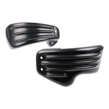 Cult-Werk Seitenabdeckung set ''Racing''. glänzend schwarz – 18-24 Softail with air ride systems