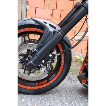 Cult-Werk Frontfender ''Custom'' V2. mattschwarz/ Mesh – 19-20 Softail FXDRS (NU)