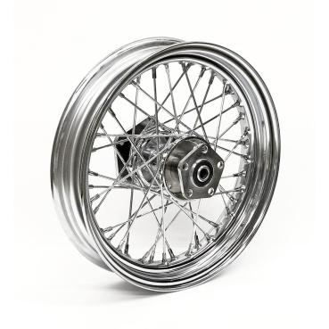 3.00 x 16 Hinterrad 40 Speichen verchromt – 86-99 FLT/Touring (NU)