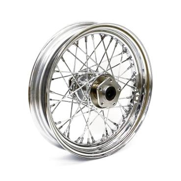 3.00 x 16 front wheel 40 spokes chrome – 84-98 FLT/Touring; FLHT, FLHR, FLTR