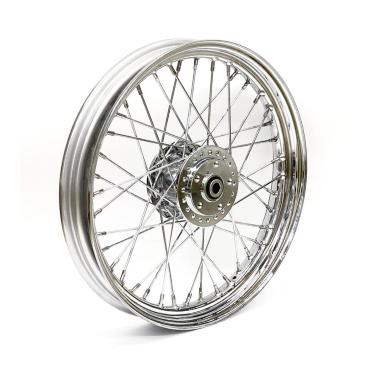 2.50 x 19 front wheel 40 spokes chrome – 91-98 FXD; 84-94 FXR; 84-85 FX, XL Sportster