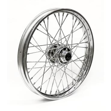 2.15 x 21 front wheel 40 spokes chrome – 84-99 FXST; 97-99 FXDWG