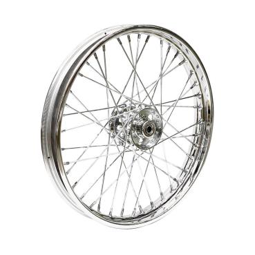 2.15 x 21 front wheel 40 spokes chrome – 67-72 FL (NU)