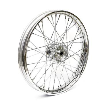 2.15 x 21 front wheel 40 spokes chrome – 67-72 FL (NU)