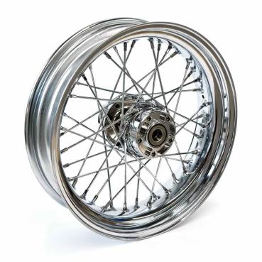 4.50 x 17 rear wheel 40 spokes chrome – 12-17 Dyna FXDWG. ABS models (NU)