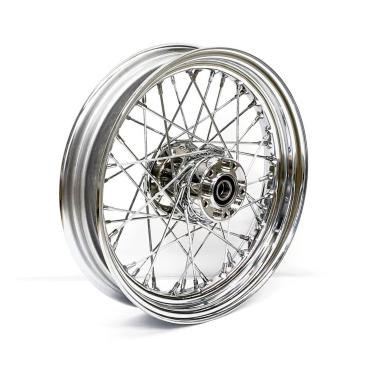 3.00 x 16 Vorderrad 40 Speichen verchromt – 07-17 FLST/C/F/N (ohne ABS) (NU)