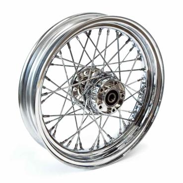 3.00 x 16 front wheel 40 spokes chrome – 00-06 FLST/C/F/N (NU)