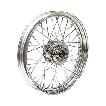 2.50 x 19 front wheel 40 spokes chrome – 08-10 XL Sportster (NU)