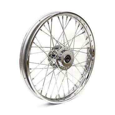 2.15 x 21 front wheel 40 spokes chrome – 08-20 XL Sportster (Excl. 11-20 XL883L, 883R, 1200X/T)