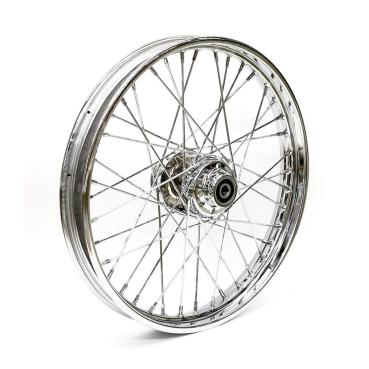 2.15 x 21 front wheel 40 spokes chrome – 00-07 FXST/S/B/D; FLSTC/S; FXDWG (NU)