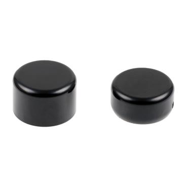 Cult-Werk hinten wheel axle Abdeckungsset. glänzend schwarz – Softail: 18-19(NU)FXBR Breakout 107; 18-22(NU)FXBRS Breakout 114; 23-25 FXBR Breakout 117; 18-20 FLFB Fat Boy 107; 18-24 FLFBS Fat Boy 114; 2025 FLFB Fat Boy 117